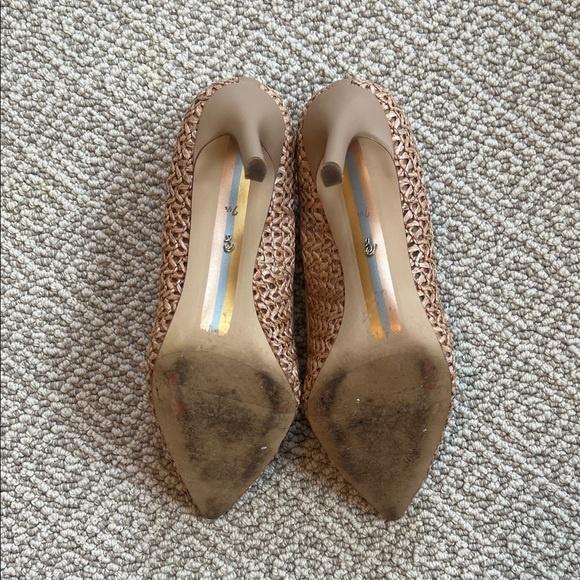 Sam Edelman tan Woven Heels - Picture 3 of 5